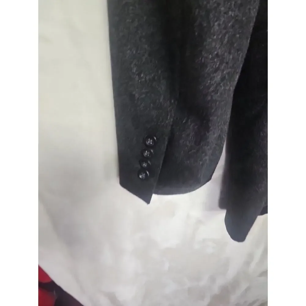 Jos A Bank Men's 100% Cashmere 2-Button Blazer Charcoal Size 46R